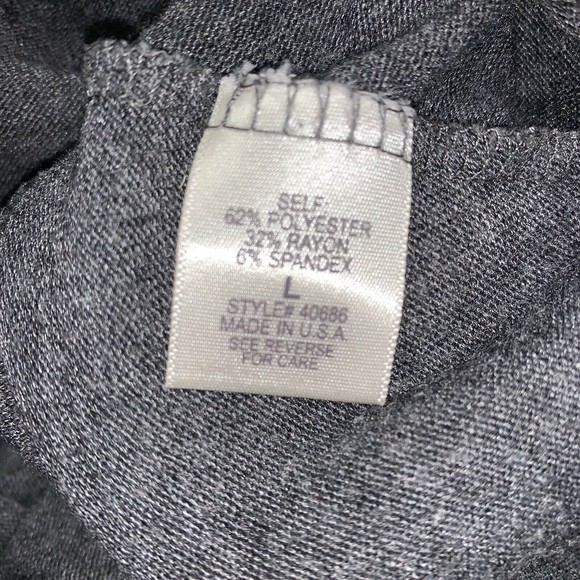 Gray Drapy Oversized Cardigan Sweater Women's L Flowy Cozy Soft Spring Lagenlook - Picture 6 of 7